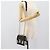 LOUIS VUITTON Twist MM Shoulder Bag Leather Black Gold Tone LV - vista 23