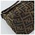 FENDI Zucca Canvas Mamma Baguette Shoulder Bag Brown Silver - vista 15