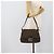 FENDI Zucca Canvas Mamma Baguette Shoulder Bag Brown Silver - vista 23