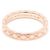 Chanel Anello Mini Coco Crush in Oro Beige e Oro Rosa Marrone - vista 5