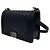 Chanel Boy Large Schultertasche aus Lammleder mit Vintage-Silberkette Schwarz - Ansicht 3