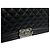 Chanel Boy Large Schultertasche aus Lammleder mit Vintage-Silberkette Schwarz - Ansicht 4