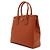 Prada Saco Tote e de Ombro Saffiano Lux Laranja - vista 2