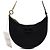 Valentino Borsa Hobo Logo con Catena Dorata Nero - vista 2