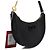 Valentino Borsa Hobo Logo con Catena Dorata Nero - vista 4