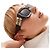 Miu Miu Gafas de sol Cat Eye Bold Black Acetate Big Logo Decoration Negro