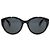 Gucci Occhiali da sole da donna Cat Eye Round Logo GG placcati oro nero
