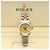 Rolex Datejust Damenuhr mit champagnerfarbenem Zifferblatt Golden - Ansicht 2