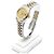 Rolex Datejust Damenuhr mit champagnerfarbenem Zifferblatt Golden - Ansicht 4