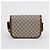 Horsebit 1955 Gucci Borsa a tracolla piccola Horsebit GG Marrone - vista 3