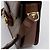 Horsebit 1955 Gucci Borsa a tracolla piccola Horsebit GG Marrone - vista 5