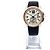 Orologio da uomo Calibre De Cartier in oro rosa combinato - vista 4