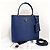 Prada Borsa a secchiello Saffiano Panier Borsa a tracolla Blu - vista 3