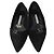 Manolo Blahnik Ballerine Mary Jane in camoscio nero - vista 2