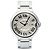 Cartier Relógio Automático de Aço para Homem Ballon Bleu com Garantia Prata