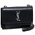 Autre Marque Mini Crossbody-Tasche mit Kette Schwarz mit silberner Hardware