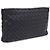 Bottega Veneta Clutch in mesh Intrecciato Nero - vista 2