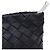 Bottega Veneta Clutch in mesh Intrecciato Nero - vista 4