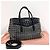 Miu Miu Borsa Tote Biker Punching Borsa a Tracolla Nera Nero - vista 2