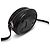 Céline Mini Bolsa Tiracolo Oval Pulse Triomphe em Pele de Vitelo Preta Preto - vista 3