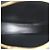 Céline Mini Bolsa Tiracolo Oval Pulse Triomphe em Pele de Vitelo Preta Preto - vista 9