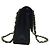 Chanel Borsa Classic Medium Flap in pelle d'agnello con catena dorata Nero - vista 4
