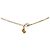 Autre Marque Cubic Round Oblique Gold Halskette Golden - Ansicht 3