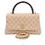 Chanel Caviar Coco Handle 28 Beiger Leder Tote Bag Braun
