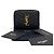 Autre Marque Monogram Compact Zipper Wallet Schwarz