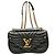 Louis Vuitton New Wave MM Borsa a mano in pelle nera Nero