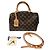 Louis Vuitton Petit Pallet Borsa a mano marrone in pelle - vista 15