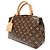 Louis Vuitton Petit Pallet Borsa a mano marrone in pelle - vista 2