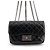 Chanel Borsa a tracolla Classic Silver-Tone Season Bag Nero - vista 10