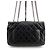 Chanel Borsa a tracolla Classic Silver-Tone Season Bag Nero - vista 3
