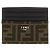 Fendi Tarjetero de jacquard FF Marrón ALWK Castaño
