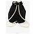 Chanel Zaino a secchiello con coulisse novelty in tela nera Nero - vista 3
