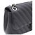 Chanel Borsa a spalla e borsa crossbody Classic in chevron in pelle di agnello Nero - vista 4