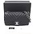 Chanel Borsa a spalla e borsa crossbody Classic in chevron in pelle di agnello Nero - vista 8