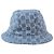 Cappello Bucket Gucci Lame Blu