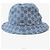 Cappello Bucket Gucci Lame Blu - vista 2