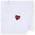 Comme Des Garcons Herren Polo T-Shirt mit Herz-Patch Weiß - Ansicht 5