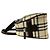 Borsa Boston Burberry in tela e pelle beige e marrone - vista 5