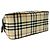 Borsa Boston Burberry in tela e pelle beige e marrone - vista 7