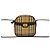 Borsa a tracolla mini Burberry Nova Check con motivo Horse Shadow Marrone Beige
