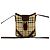 Borsa a tracolla in pelle Burberry Nova Check Shadow Horse Pattern Marrone Beige