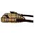 Borsa a tracolla in pelle Burberry Nova Check Shadow Horse Pattern Marrone Beige - vista 6