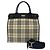 BURBERRY Borsa a mano/Borsa a tracolla 2-Way Marrone Nero Bianco Rosso Beige