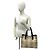 Burberry Nova Check Pattern Leder Handtasche Tote Bag Schwarz Beige - Ansicht 2