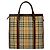 Burberry Nova Check Shadow Tote Bag Braun Beige - Ansicht 3