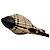 Borsa a tracolla in pelle Burberry Nova Check Pattern Marrone Nero Bianco Rosso Beige - vista 6